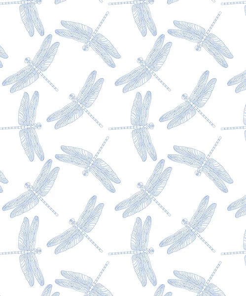 Dragonflies — Stock Vector