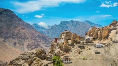 dhankar gompa. Spiti Vadisi, himachal pradesh, Hindistan