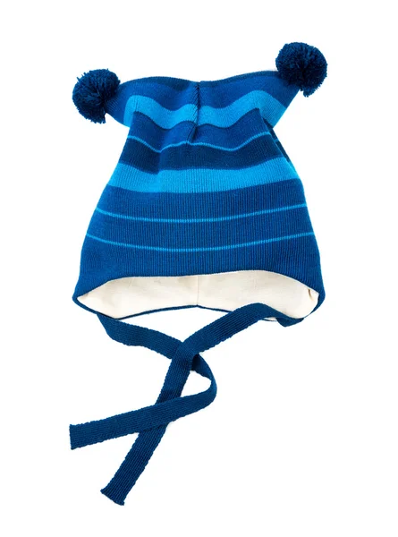 Niños otoño-invierno bluecap aislado —  Fotos de Stock