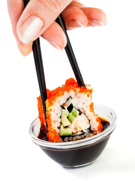 Sushi (California Roll) — Stock Photo, Image