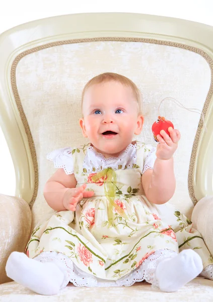 한 살 아기 여자 — 스톡 사진