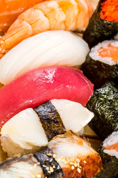 Sushi. havet mat kombination — Stockfoto