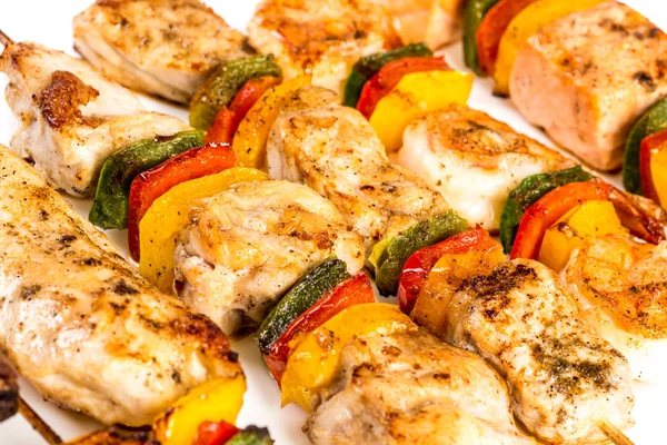 Välsmakande grillat kött, shish kebab — Stockfoto