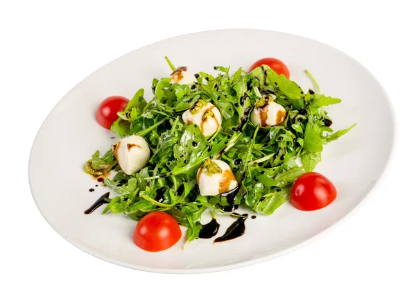 Salad from eruca and cheese — Stock Photo, Image