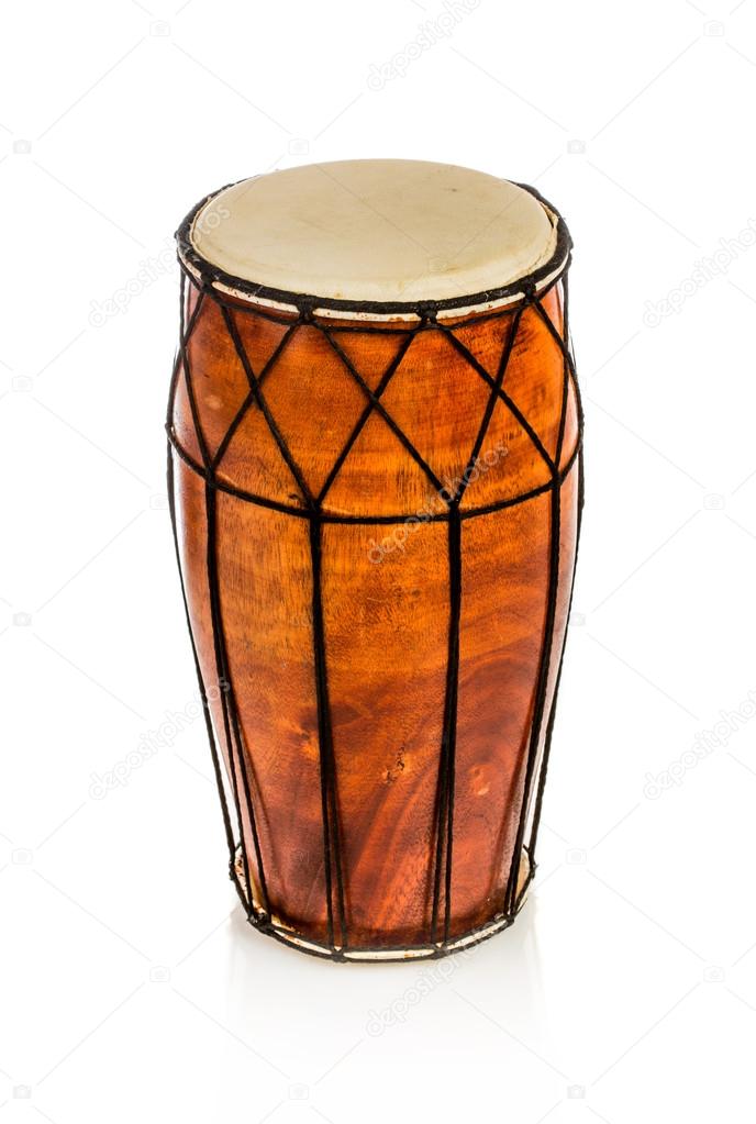 Ethnic drum isolated