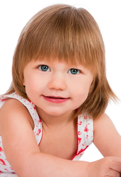 Två år gammal flicka — Stockfoto