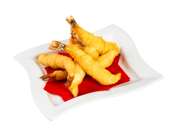 Krevety v těstíčku — Stock fotografie