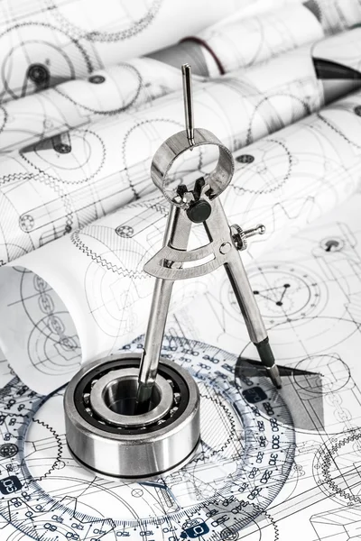 Technical drawings — Stock Photo, Image