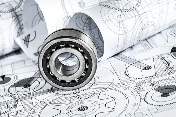 Desenhos técnicos — Fotografia de Stock