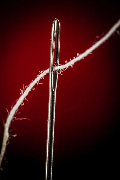 Needle with thread — Stock Photo, Image