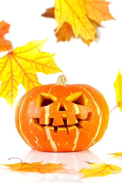 Halloween - oude hefboom-o-lantaarn — Stockfoto