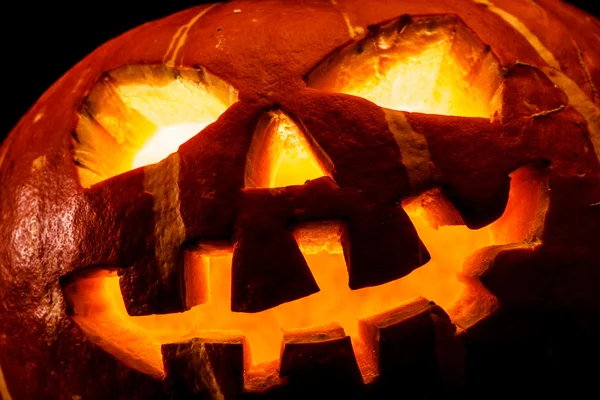 Halloween - régi jack-o-lantern — Stock Fotó
