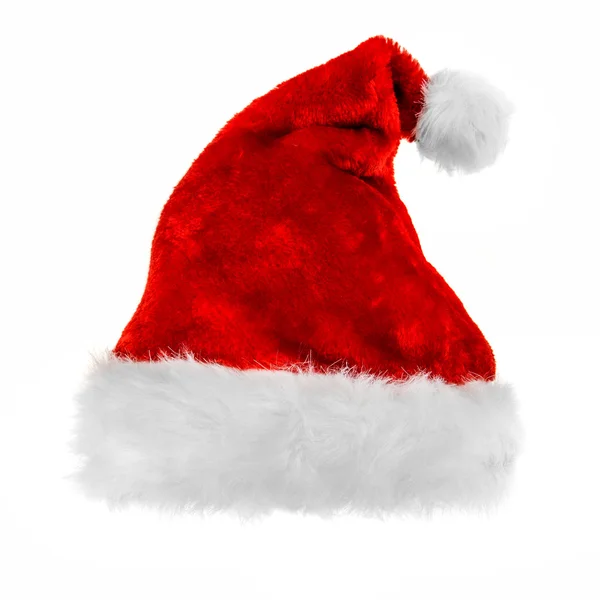 Красная шляпа Санта-Клауса . — стоковое фото
