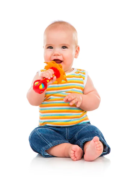 Glückliches kleines Baby — Stockfoto