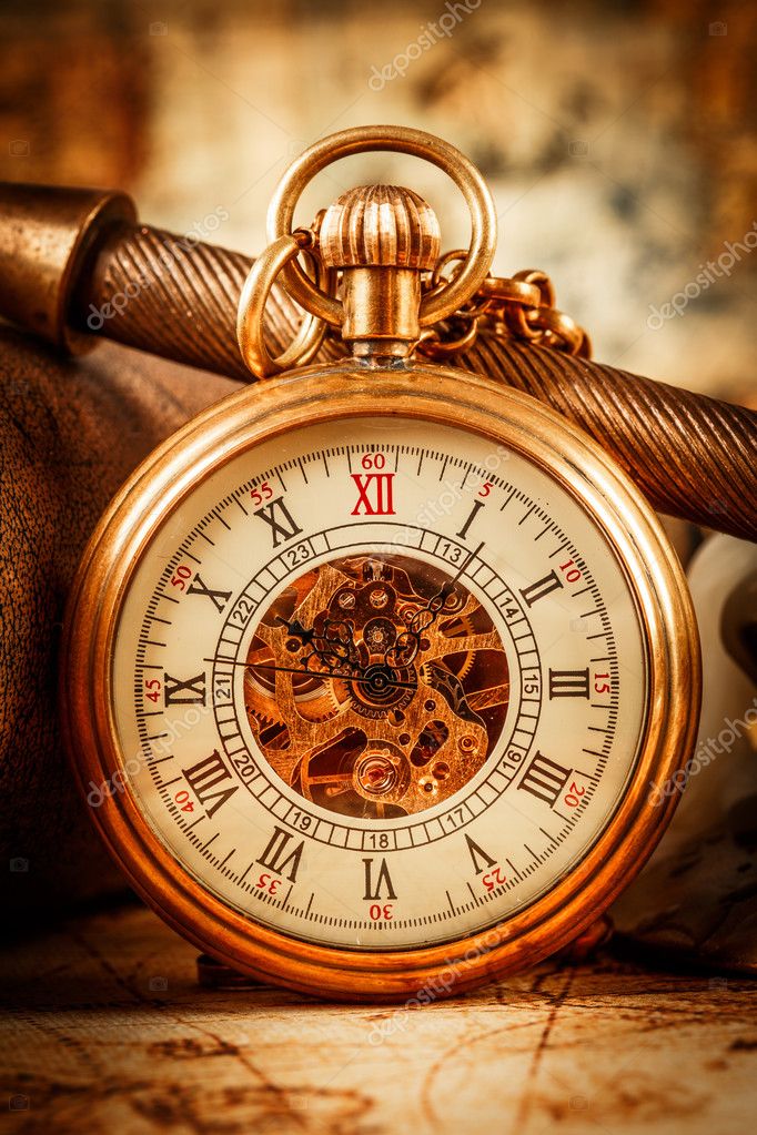 Vintage pocket watch — Stock Photo © cookelma 39105543