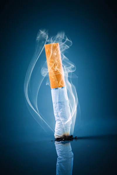 Cigarette butt - No smoking. — Stock Photo, Image