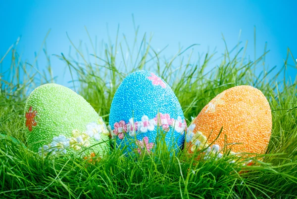 Uova di Pasqua decorate — Foto Stock