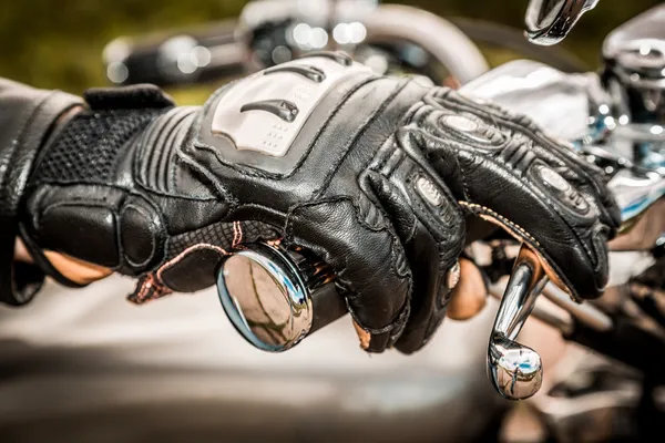 Gants de course moto — Photo