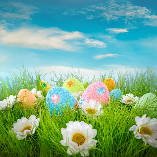 Uova di Pasqua decorate — Foto Stock