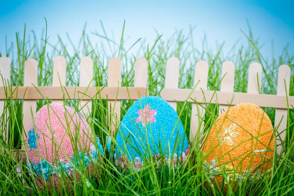 Uova di Pasqua decorate — Foto Stock