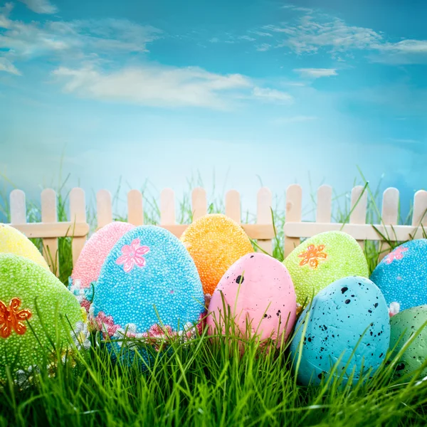 Uova di Pasqua decorate — Foto Stock