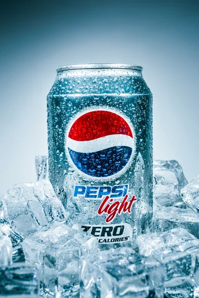 Pepsi cola lignt can. — Stok fotoğraf