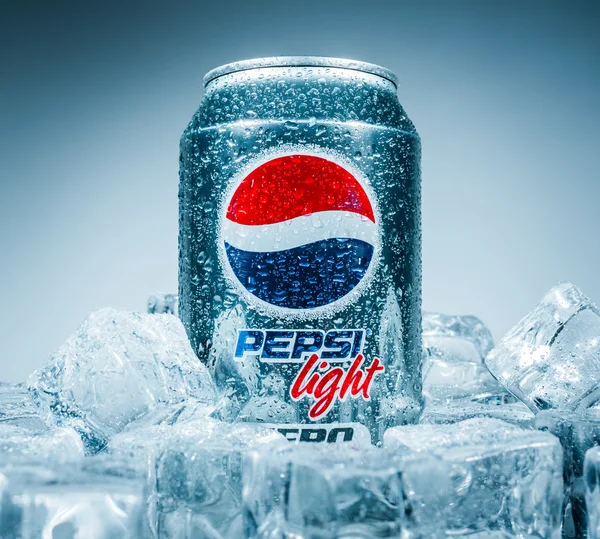 Latta di Pepsi cola Lignt . — Foto Stock