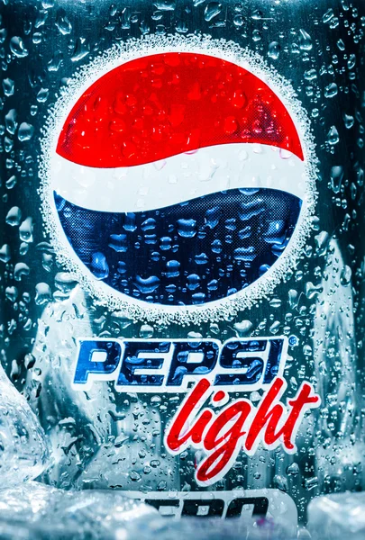 Pepsi cola lignt can. — Stok fotoğraf