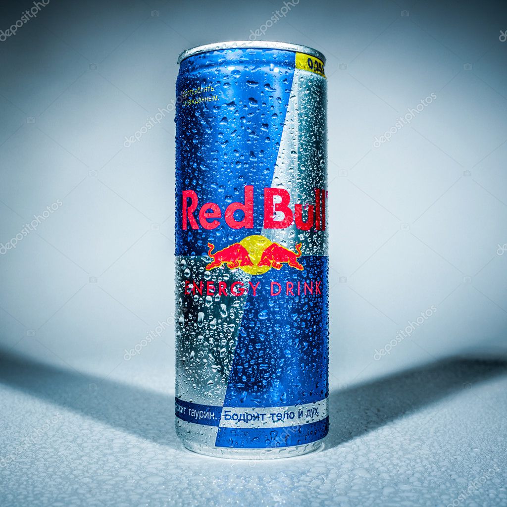 Picture red bull can Can of Red Bull Energy Drink. Stock Editorial
