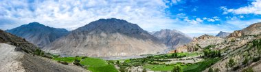 dhankar gompa. Hindistan. Spiti Vadisi