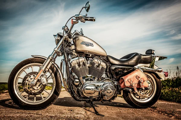 Harley-davidson - sportster 883-baixo — Fotografia de Stock