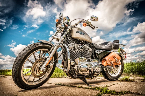 Harley-davidson - sportster 883 niski — Zdjęcie stockowe