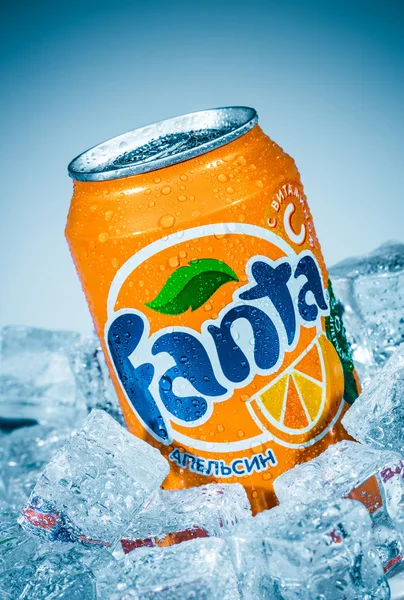 Fanta narancs is — Stock Fotó
