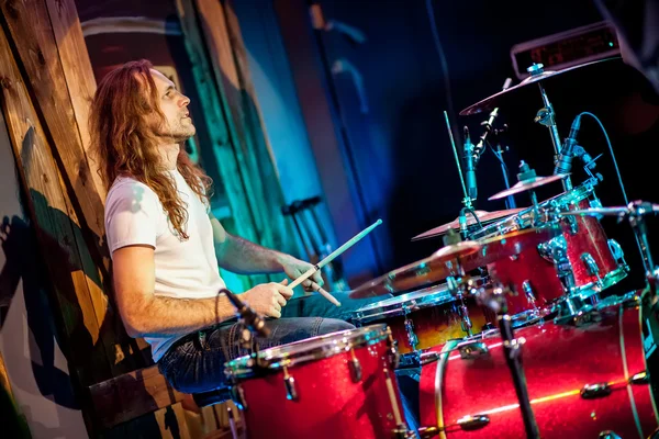 Playing drums — Stock Photo, Image