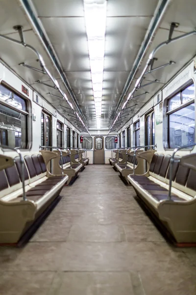 Moscow subway car — Stock Photo, Image