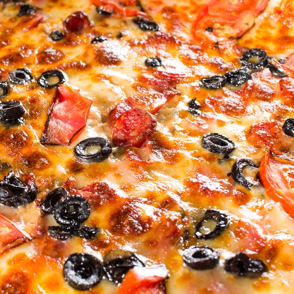 Pepperoni pizza — Stock fotografie