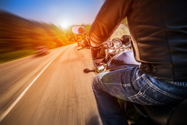 Motorcu birinci şahıs bakış