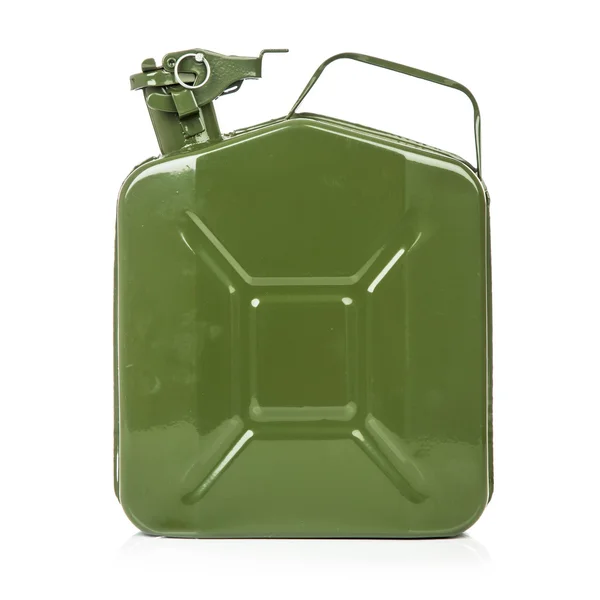 Jerrycan verde — Fotografia de Stock