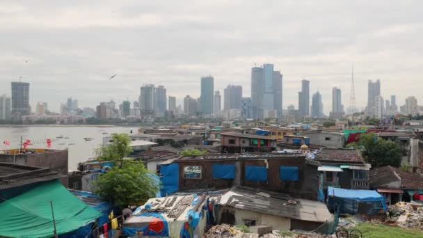 Dhobi Ghat Mahalaxmi Dhobi Ghat Hindistan Mumbai Şehrinde Bulunan Bir — Stok video