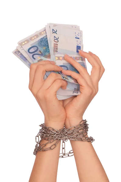 Arrested counterfeiter — Stock Photo, Image