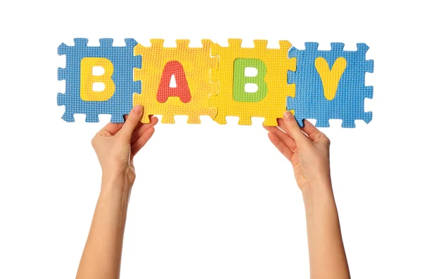 De woord-baby — Stockfoto