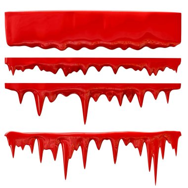 Blood or red paint clipart