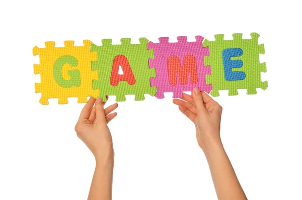 The word game — Stock Photo, Image