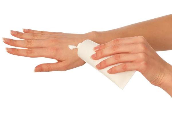 Cosmetic cream for hands — Stock Photo, Image