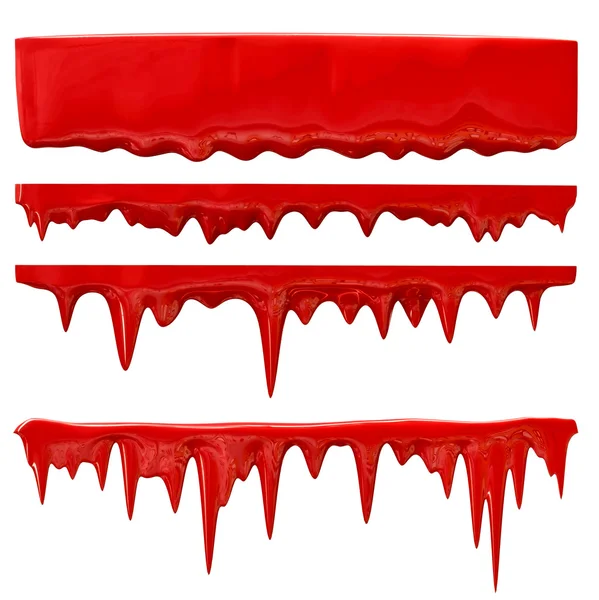 Blod eller röd färg — Stockfoto