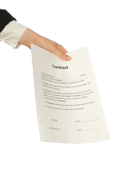 Contract — Stock Photo, Image