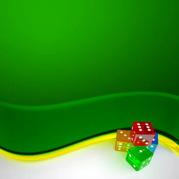 Dices coloreados —  Fotos de Stock