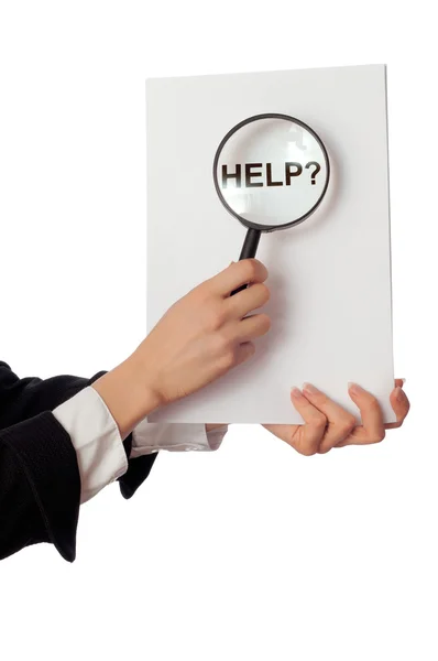 Find help — Stock Photo, Image