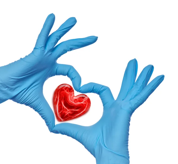 Doctor with heart — Stock Photo, Image