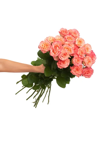 Großer Strauß Rosen — Stockfoto